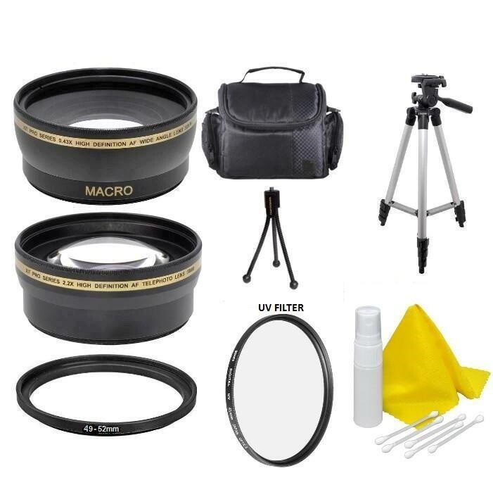 Accessory Bundles For Canon Vixia HF R600 HF R62 HF R60 Camcorder