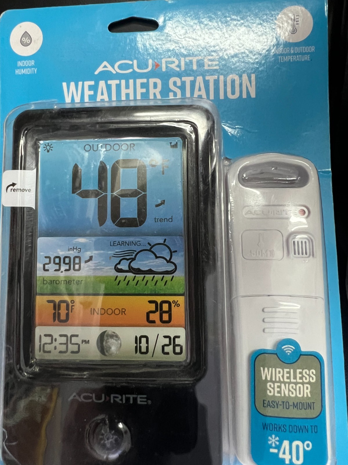 Acu Rite Weather Station. Wireless Sensor. Temperature & Humidity 5036