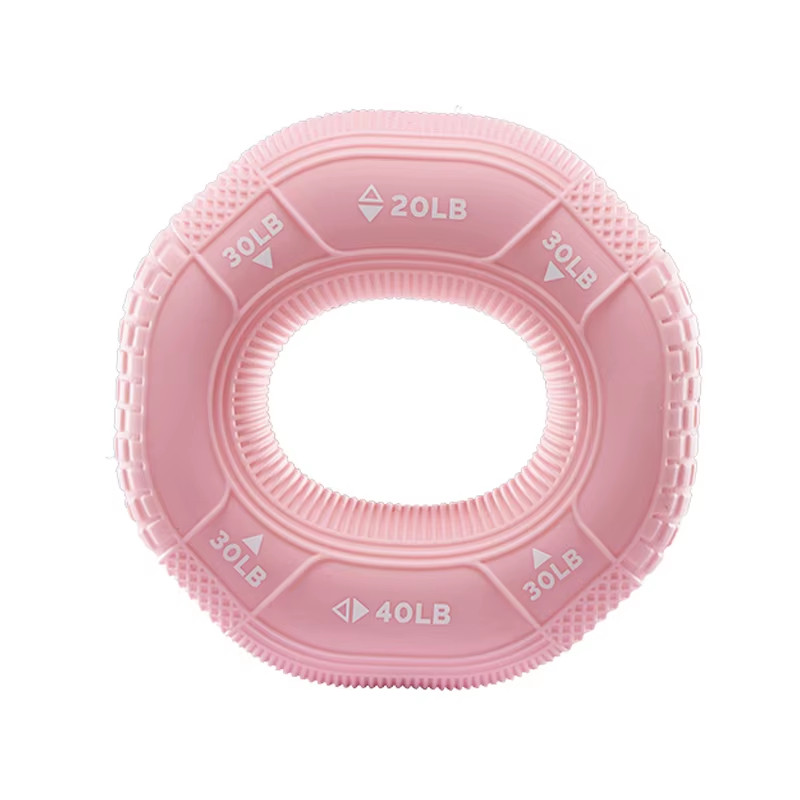 Silicone Adjustable 20-90LB Hand Grip Arm Strength Exercise Gripping Ring Fitnes