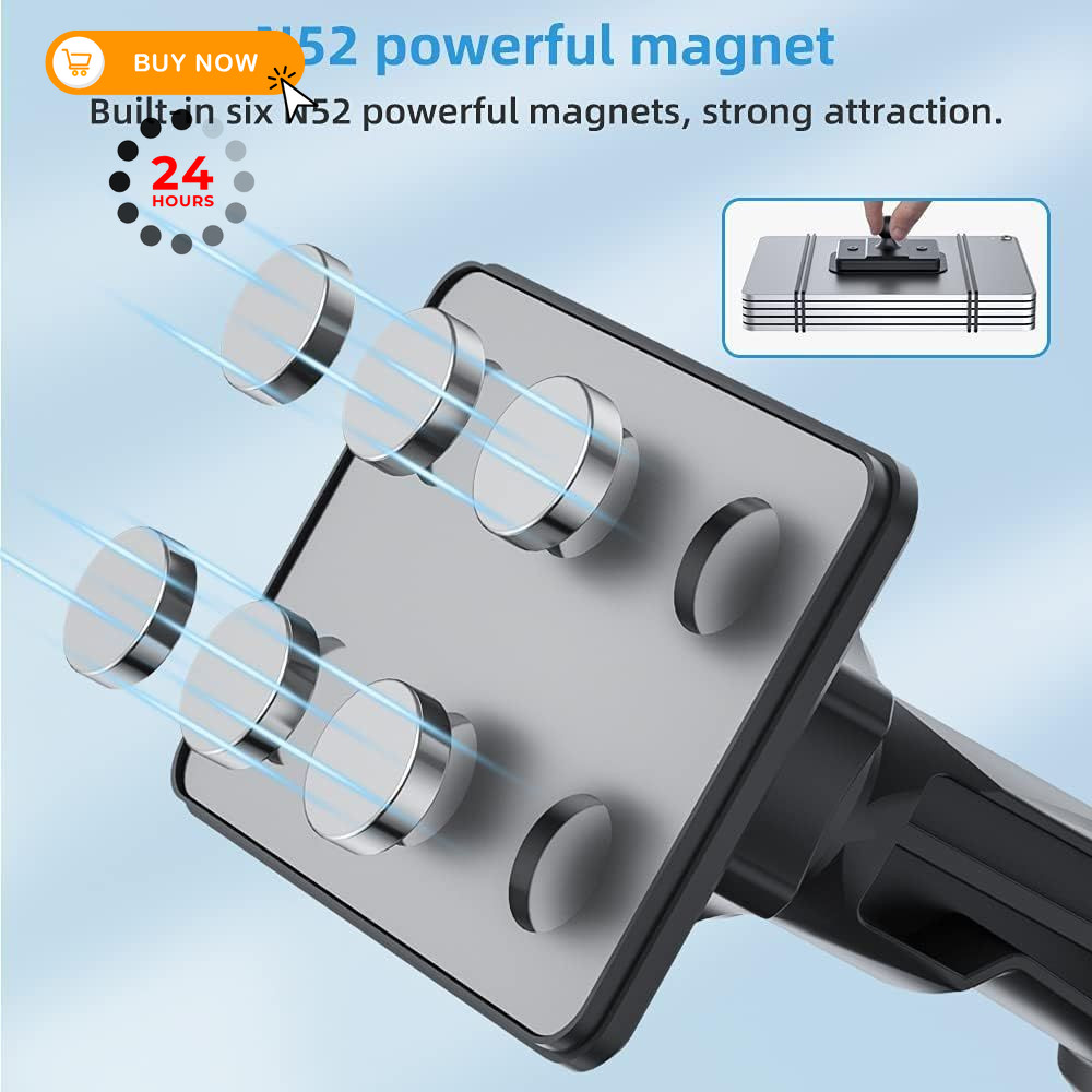 OHLPRO Dashboard Magnetic Tablet Holder for Car, Fit tablets, Black