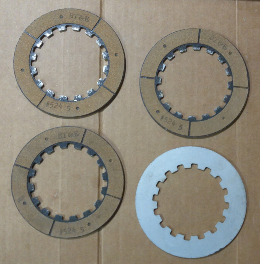 NOS 1962-68 Norton ATLAS Barnett Clutch 4 plate BT&E 524-5                (064)