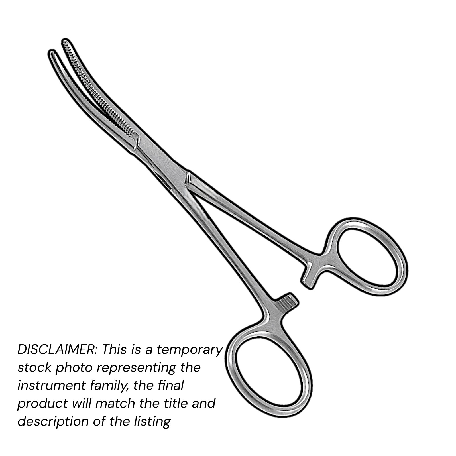 Rochester-Pean Hemostatic Forceps 5.5" Curved Brushed Stainless Finish XPRS