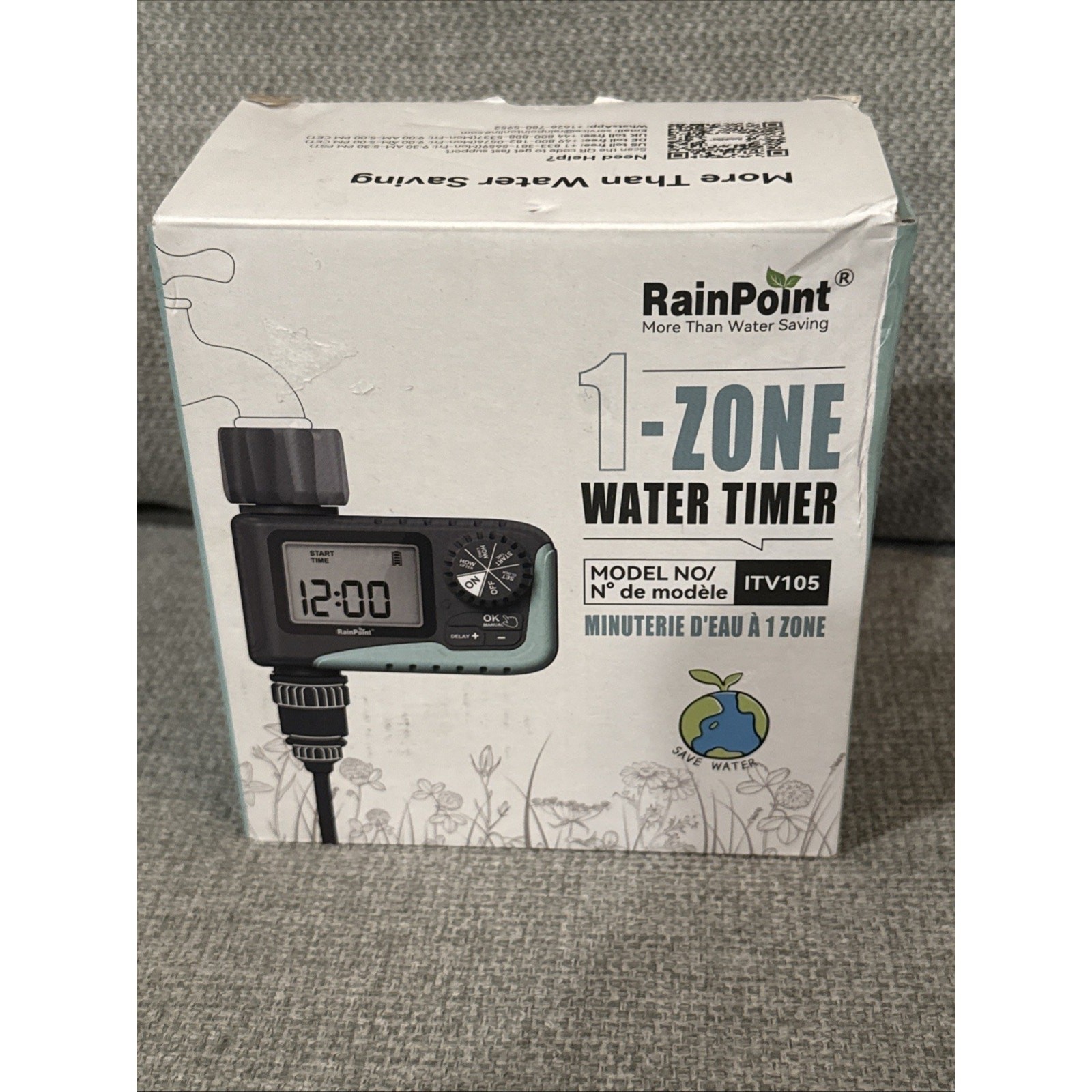 RainPoint 1-Zone Water Timer Model ITV105 Brand New