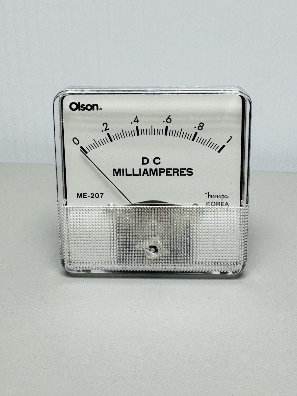 New Olson ME-207 Analog DC Milliamperes 0–1 A Panel Meter Korea