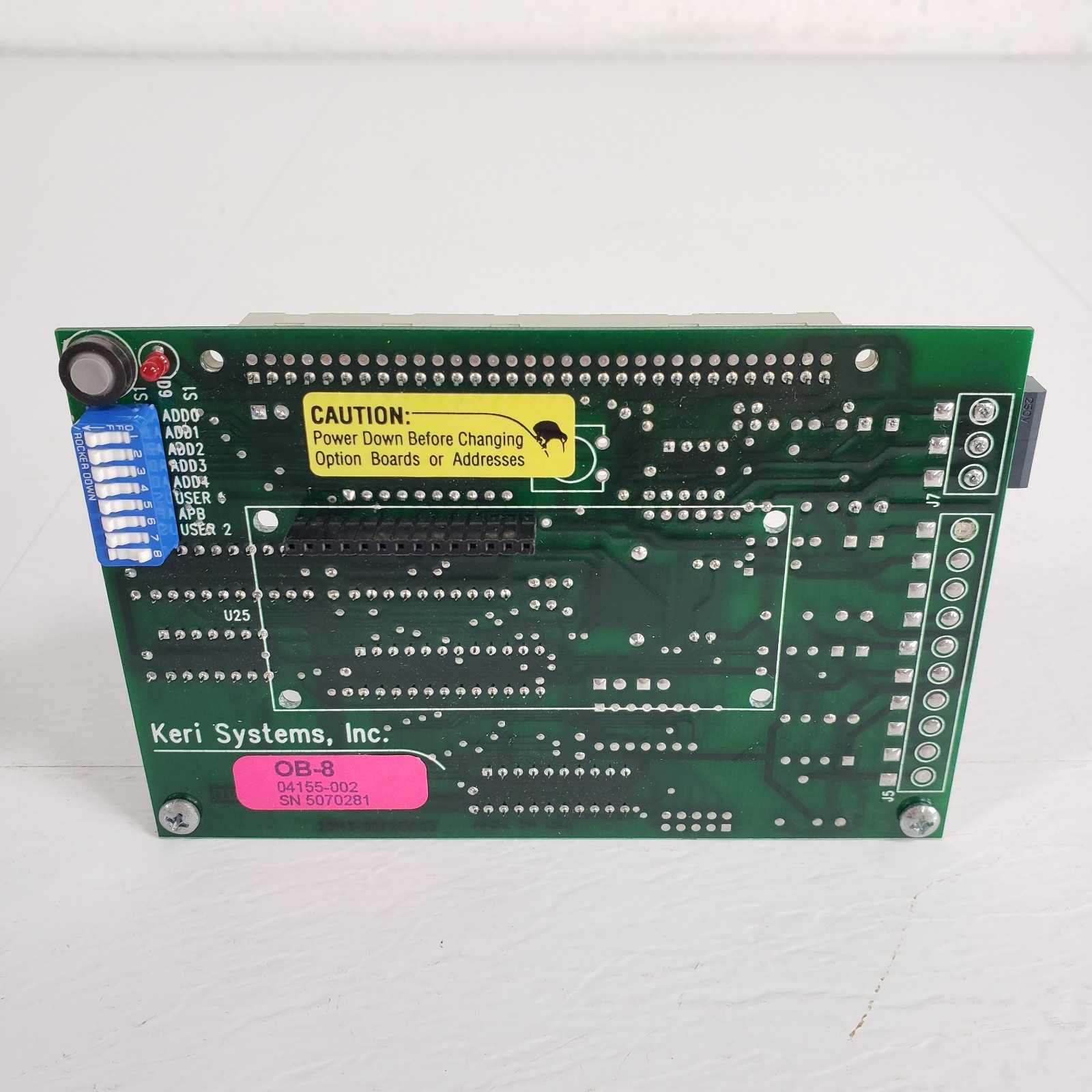 Keri Systems OB-8 04155-002 Door Access Controller Module Board PCB Assembly