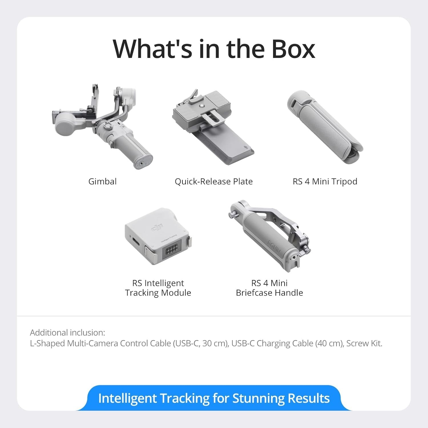 DJI RS 4 Mini Combo–Compact 3-Axis Gimbal Stabilizer,Vertical Shooting, Tracking