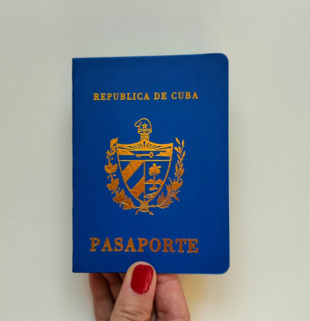 Cuban passport prop. Novelty passport. Pretend passport notebook. Old passport