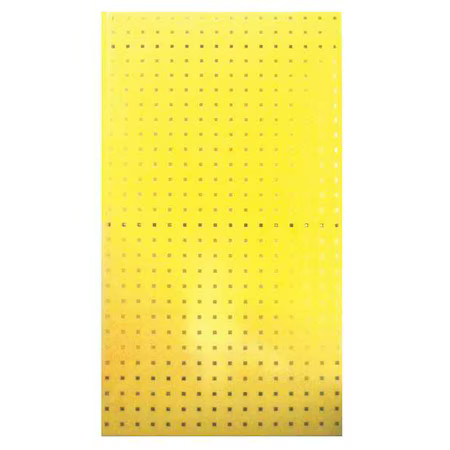 Square Hole Pegboard, 42-1/2X24, Yel, Pk2, 5Tpc3