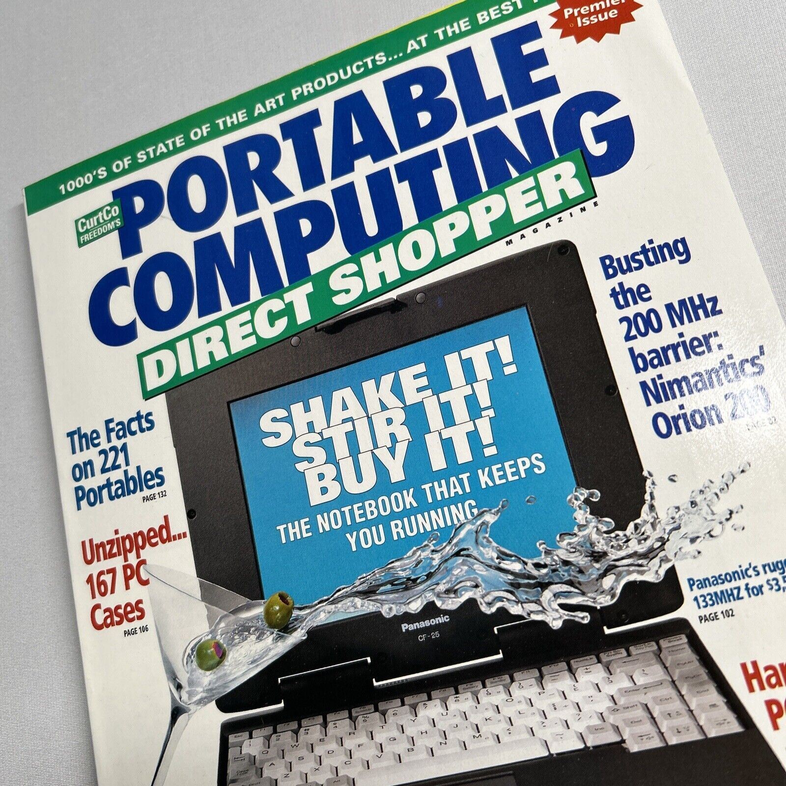 Portable Computing Direct Shipper Premium Issue 1997 Handheld PC Catalog