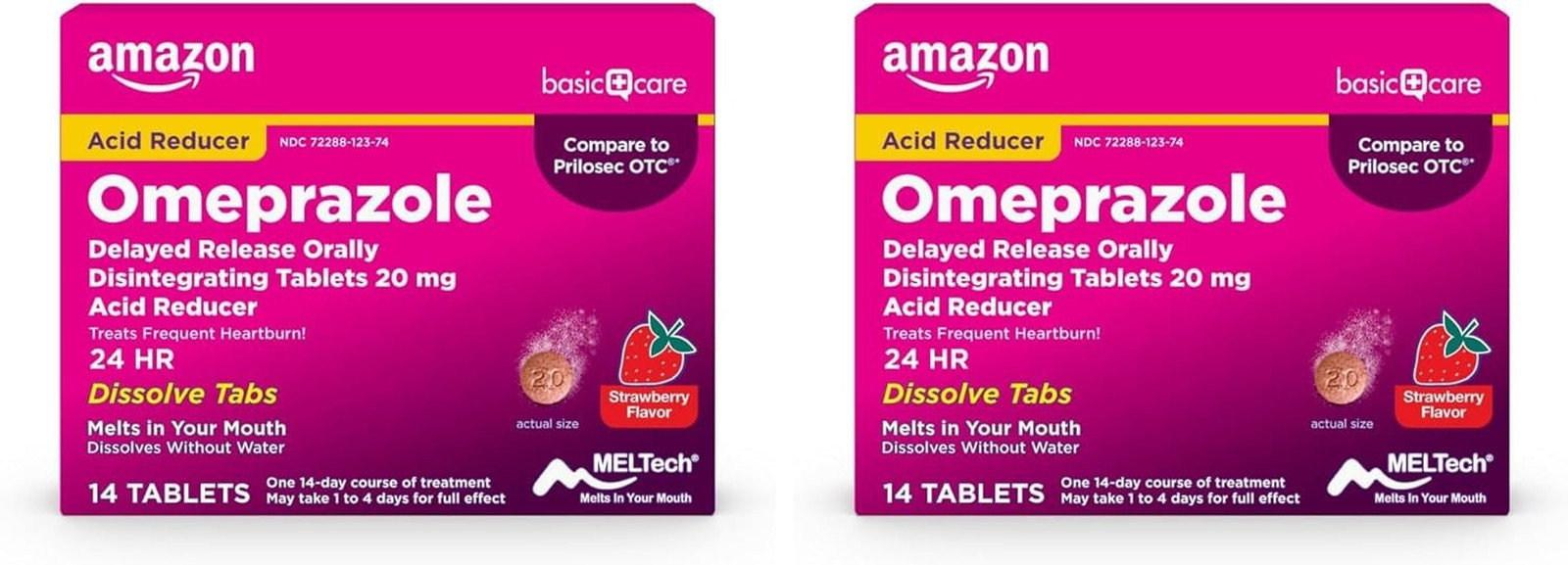 Omeprazole Delayed Release Orally Disintegrating Tablets, 20 Mg, Acid Reducer, S