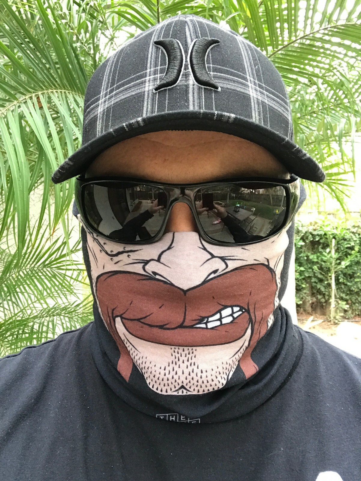 Mustache Neck Gaiter Mask Face Scarf Sun Cover Headwear Balaclava Biker Paintbal