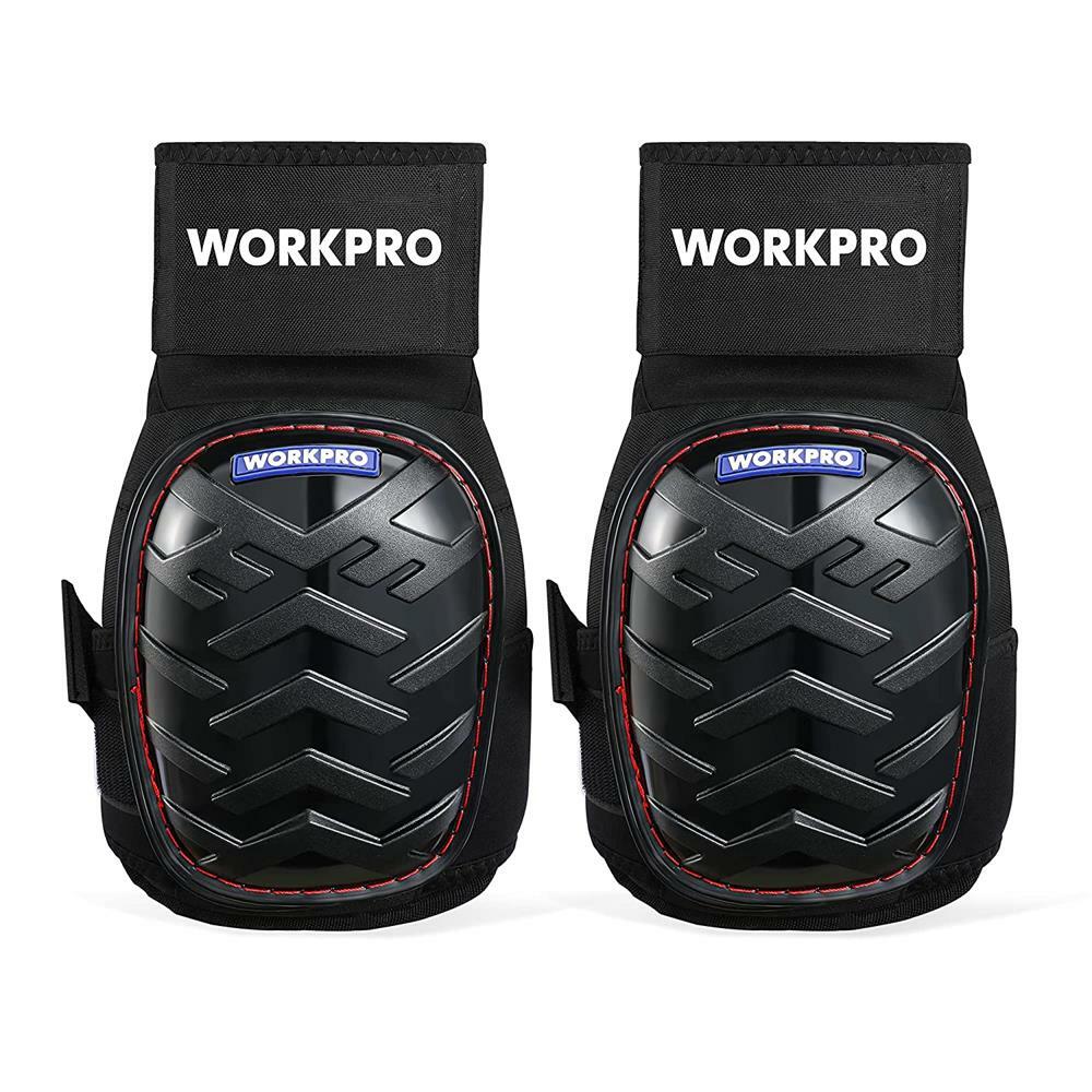 WORKPRO Gel Knee Pads Sports Pads with Anti-Slip Straps Ergonomic Foam Cushion