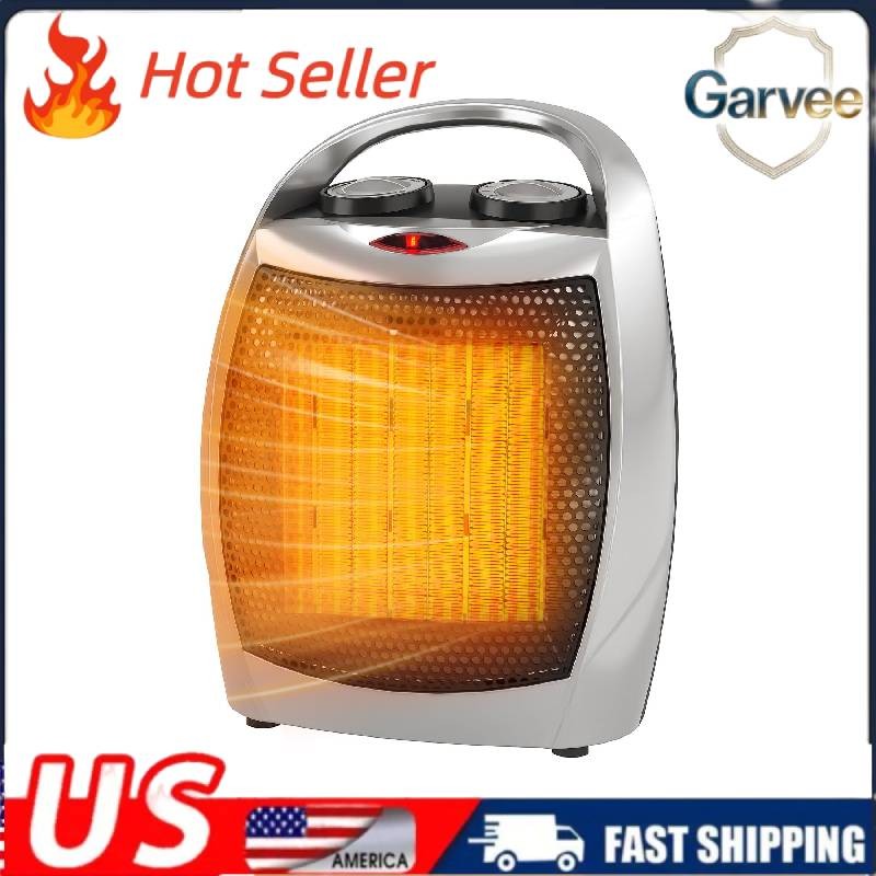 Electric Desk Space Heater 1500W/750W Ceramic Quiet with Safety Auto Shut Off