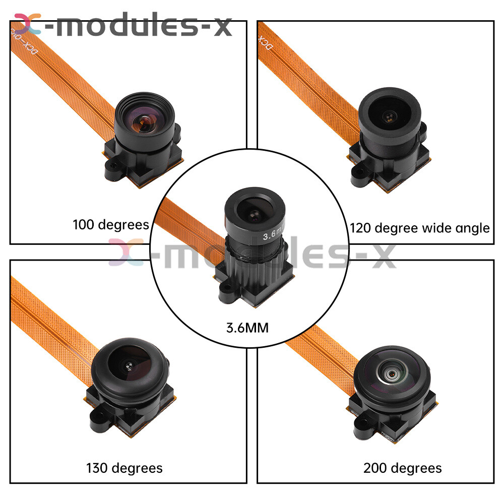 OV5640 Camera Module 100 120 200 Degree 5MP DVP Interface For ESP32 STM32 K210
