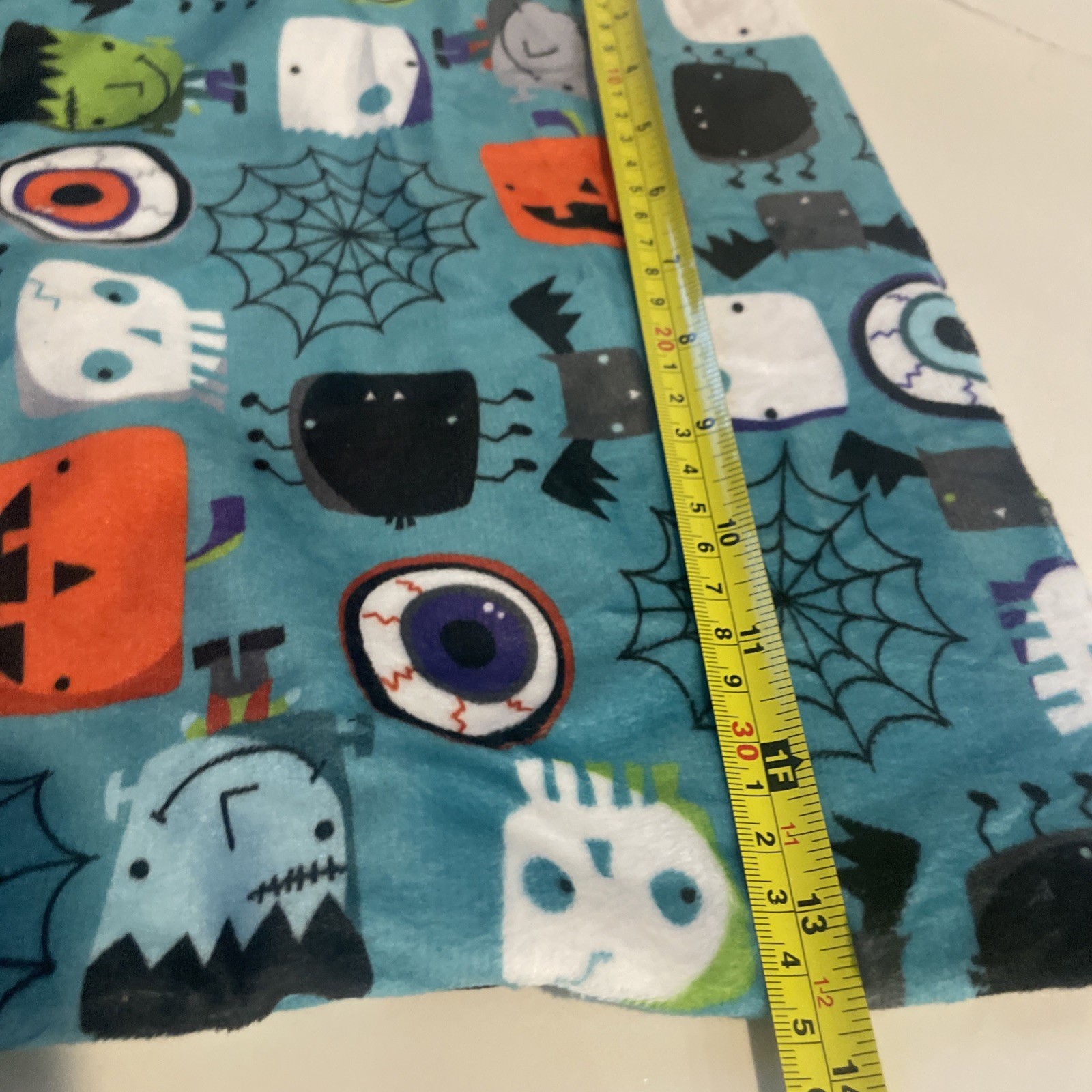 Minky Halloween Throw Pillowcase 13.5 X 15” (Pillow Insert Not Included)