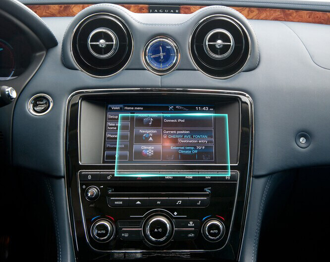 Crystal Clear Screen Protector for 2013 Jaguar XJL Vehicle Navigation