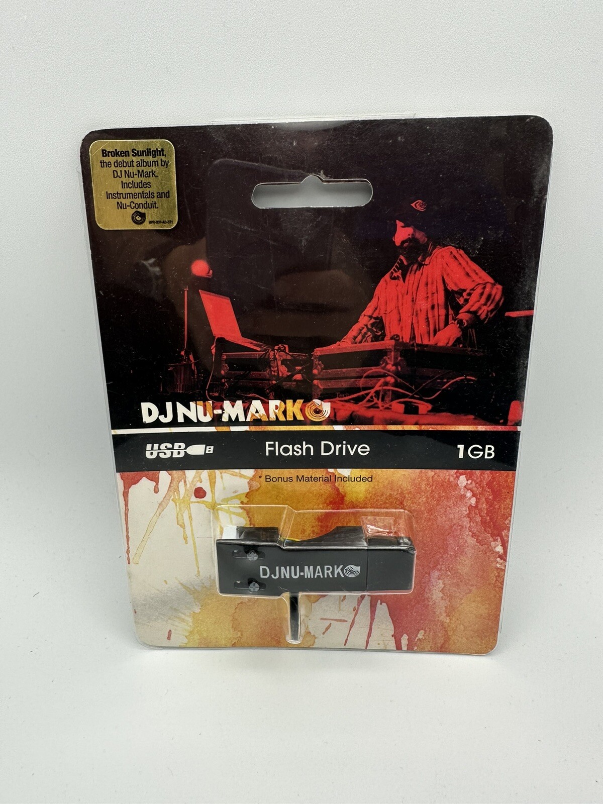 DJ Nu-Mark Broken Sunlight Album 1GB USB Memory Drive 2012 Latin Funk Soul Rap