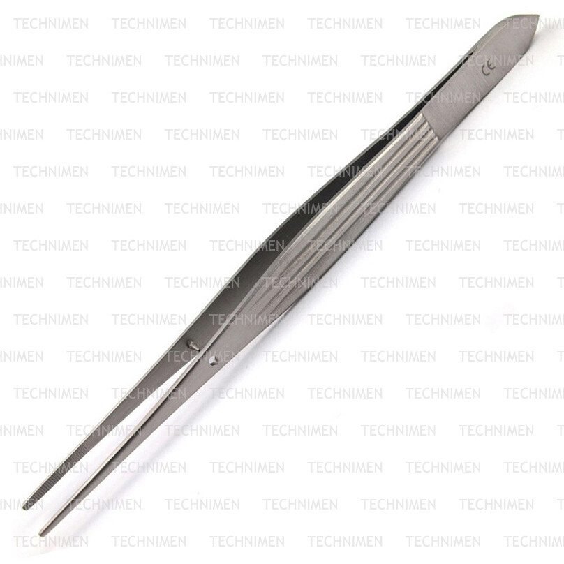 MCINDOE NON TOOTHED SERRATED FORCEPS TWEEZERS SURGERY PIERCING VETERINARY 15 cm
