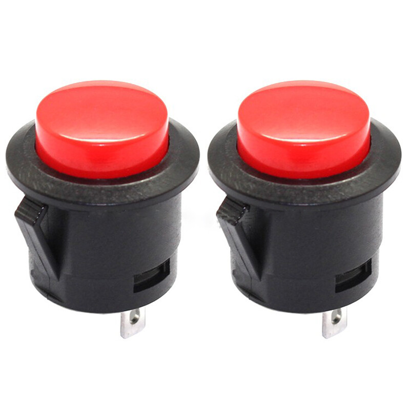 16mm Round Push Button Momentary Switch Black White Red Green Blue Yellow Switch