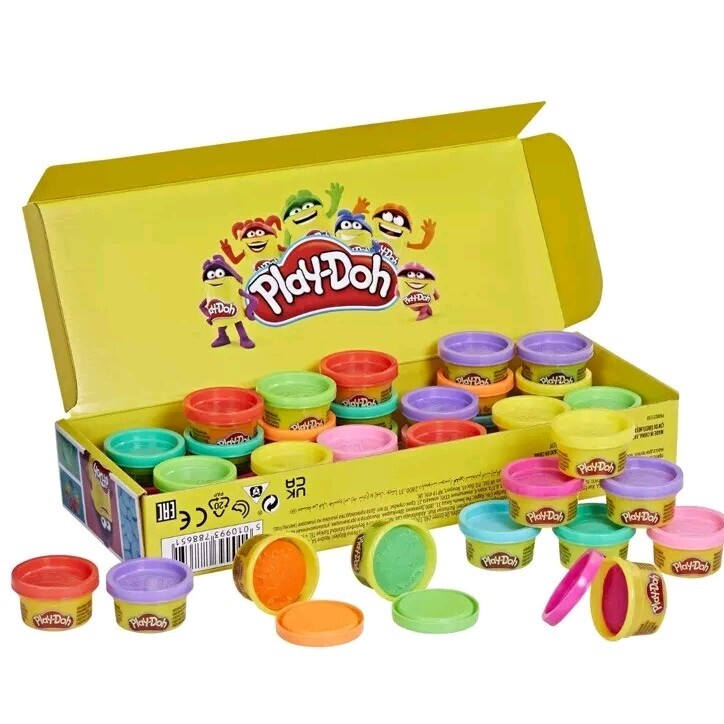 Play-Doh Bulk Handout 42-Pack of 1-Ounce Modeling Compound Cans, Non Candy Ha...