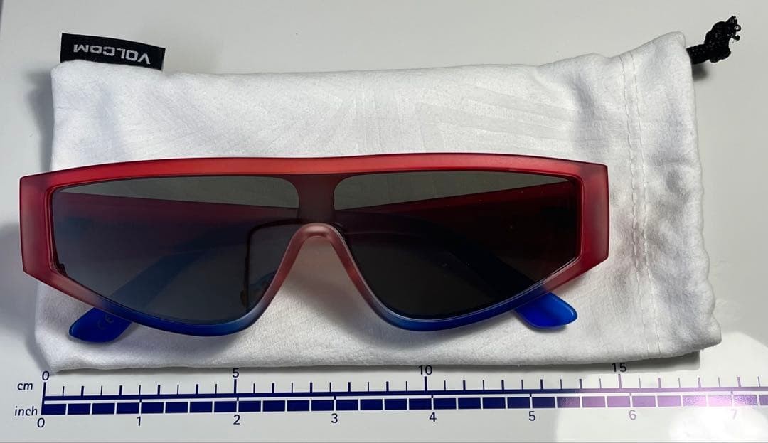Volcom Red Blue Sports Sunglasses
