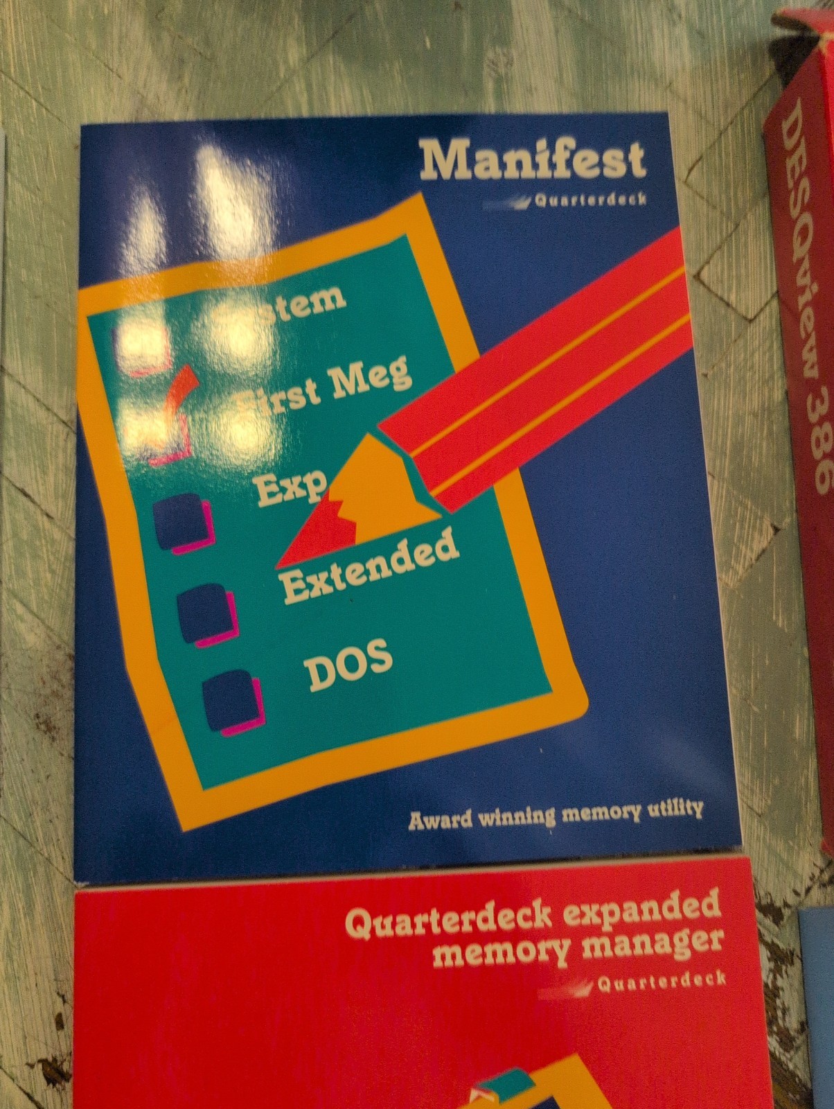 DESQview 386 Quarterdeck Includes Manifest And QEMM