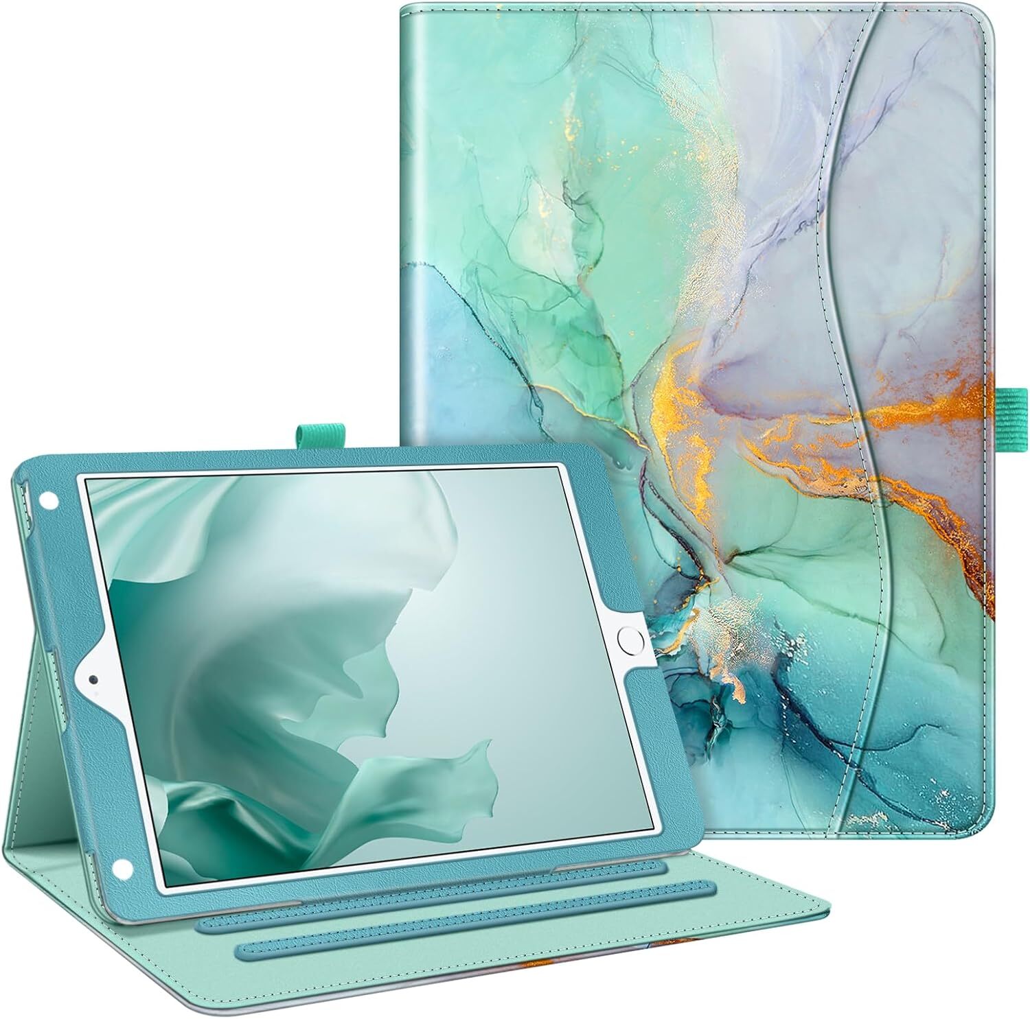 Case for iPad 6th 2018/ iPad 5th 2017 9.7 inch Multi-Angle Viewing Folio Cover