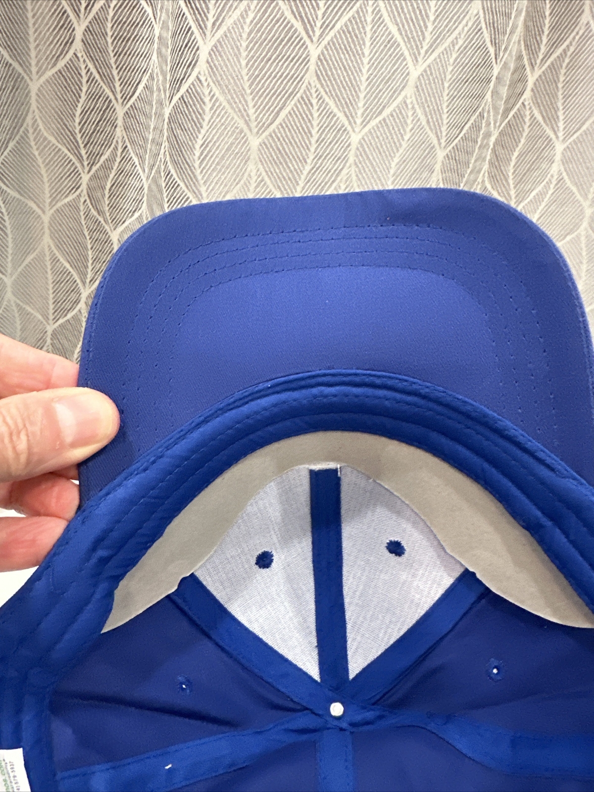 Cooper Tires White on Royal Blue Hat Cap Hook Loop EUC