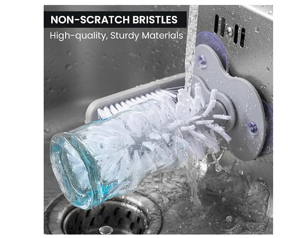 Homessentialz 3 piece Kitchen Cleaning Brush Set