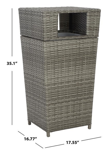Safavieh Mazeli Trash Bin, Reduced Price 2172718688 PAT7512B