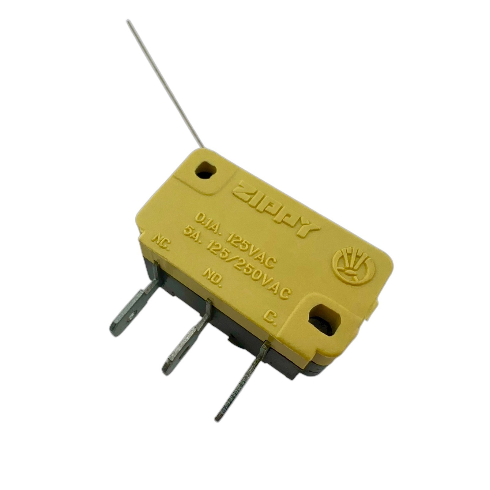 ZIPPY Wire Lever Hinge Coin Selector Arcade Yellow 3-Pin Micro Switch