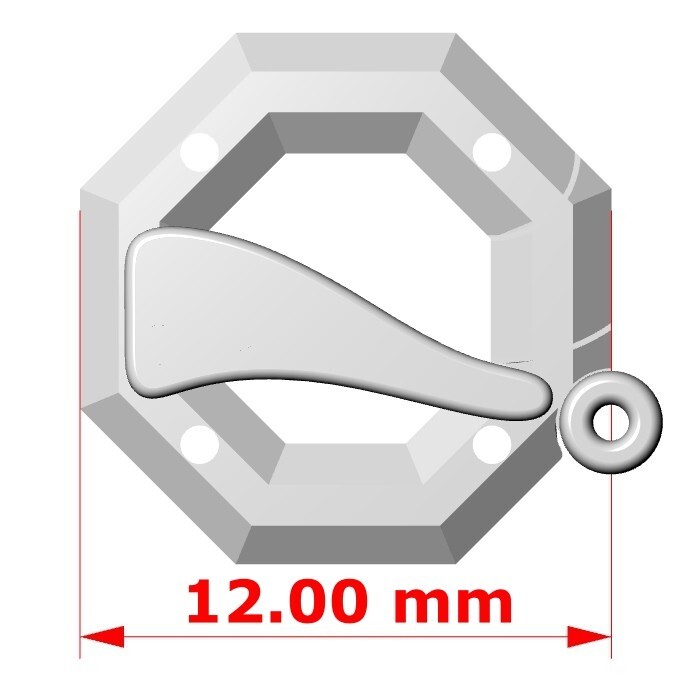 2 pcs Clasps Connector/bracelet lock Wax patterns for Lost Wax Casting_550020