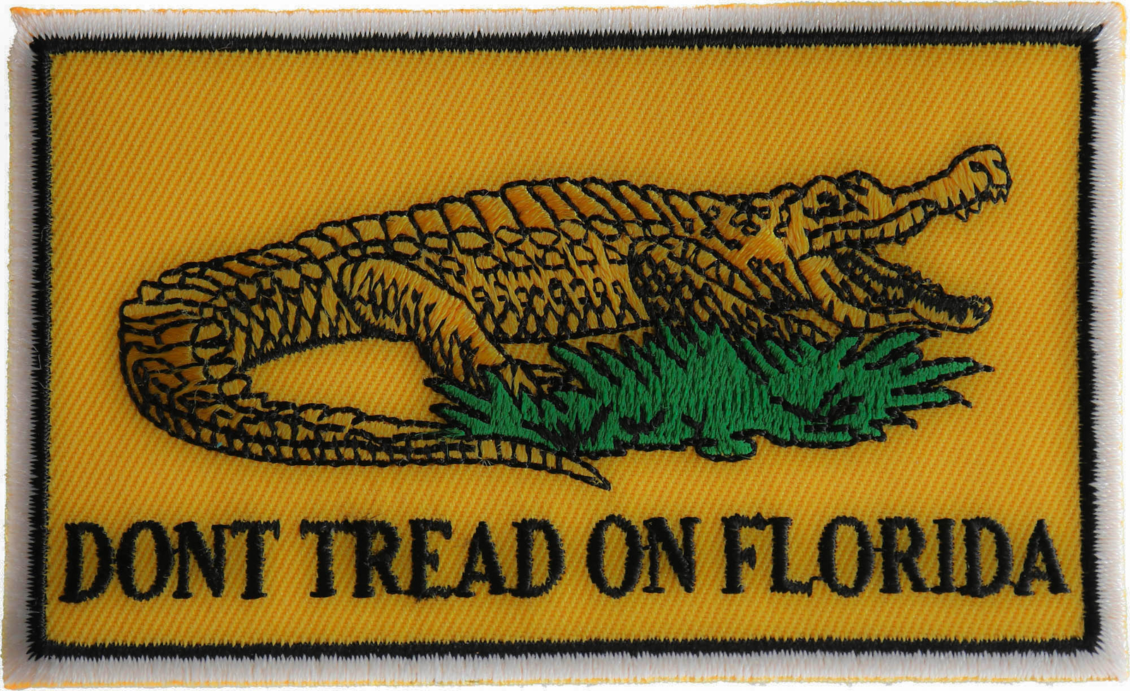 Don't tread on Florida Flag Patch- 4x2.3 inch - P7096