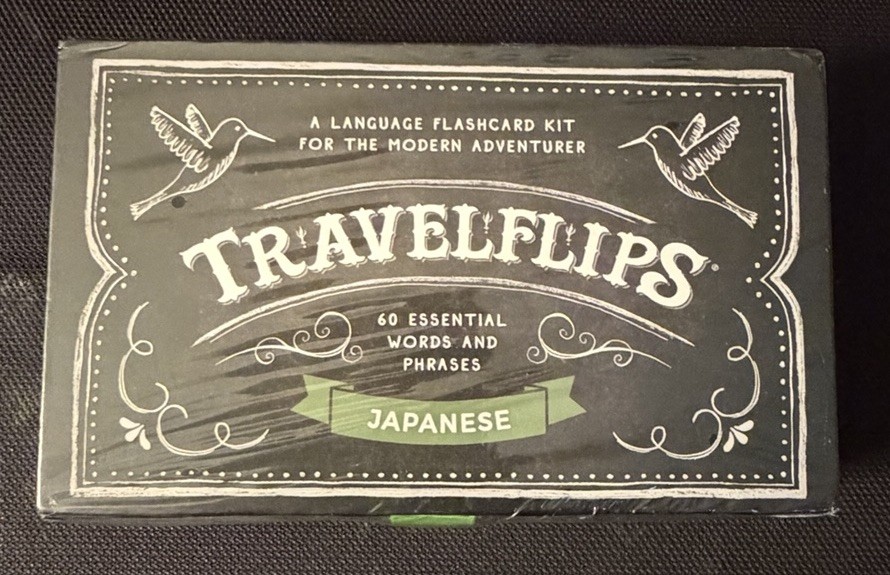 Travelflips Japanese Language Learning Flash Cards New Sealed
