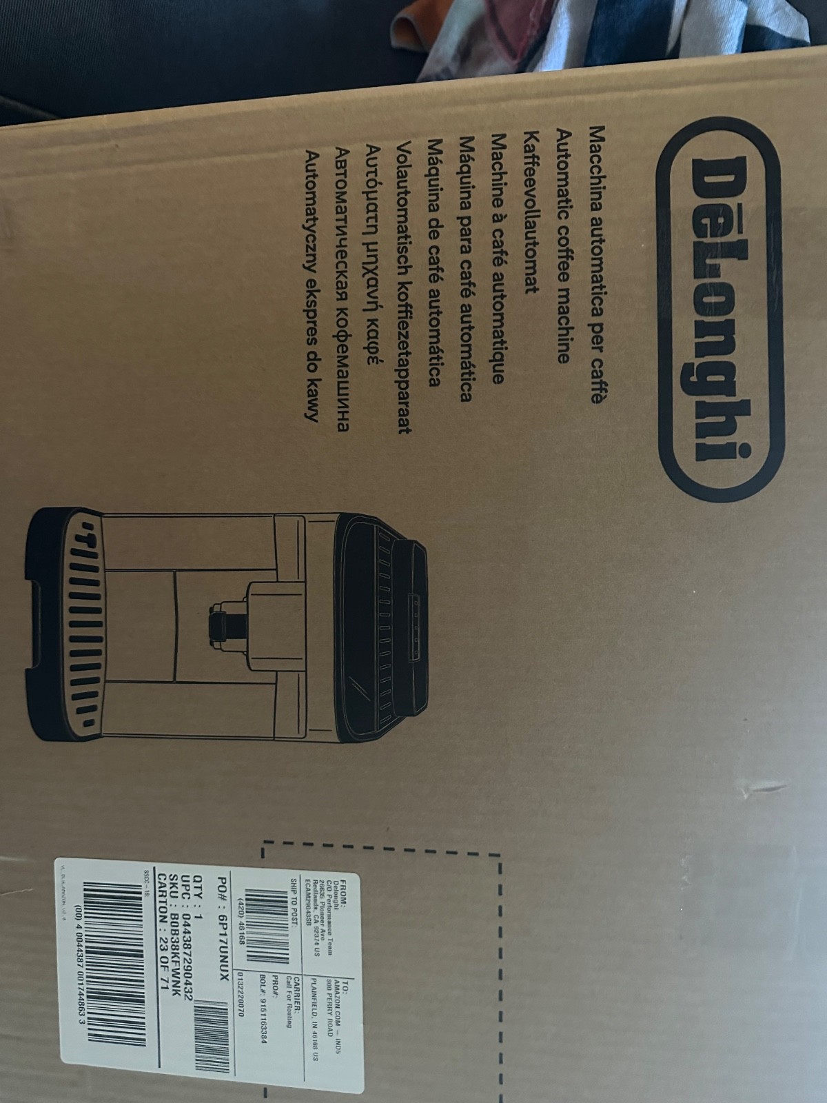 Delonghi Magnifica Evo Automatic Espresso & Coffee Machine - Excellent