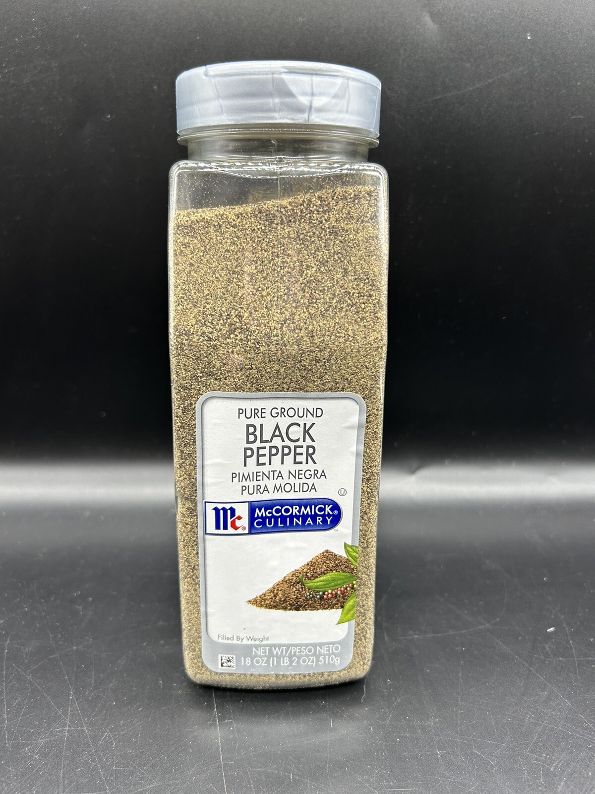 McCormick Culinary Pure Ground Black Pepper 18 oz - New