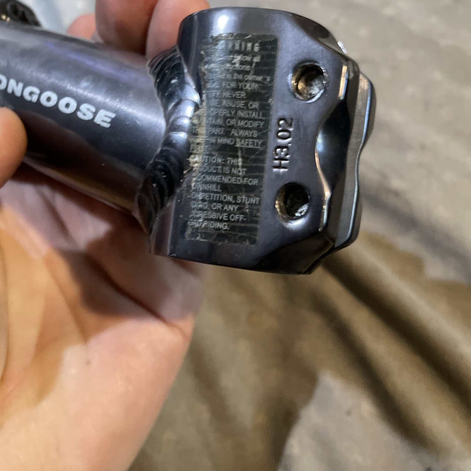 Mongoose Aluminum Stem 10cm