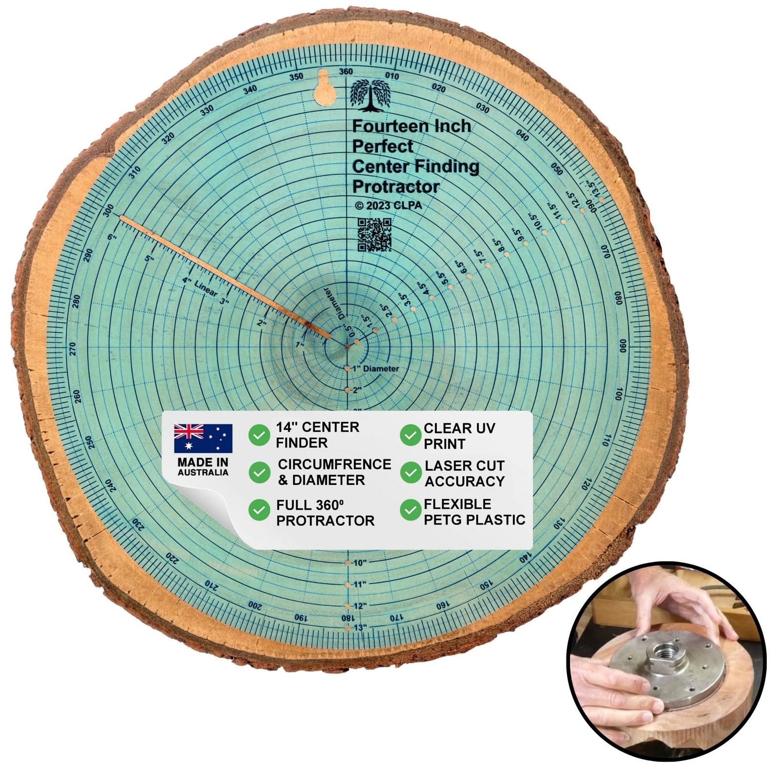 14" Round Center Finder and Circle Maker 14 Inch