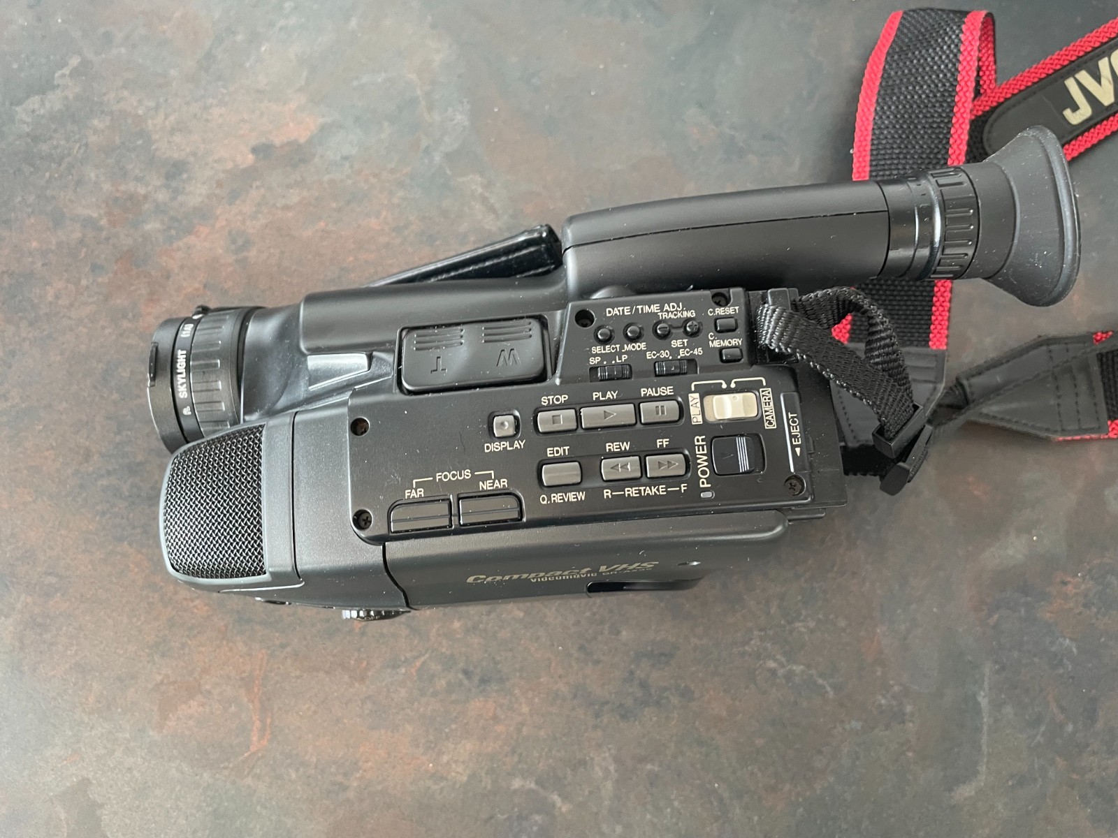 JVC GR-AX35E VHS-C Based Camcorder, 1A Filter & Strap Untested - No Battery