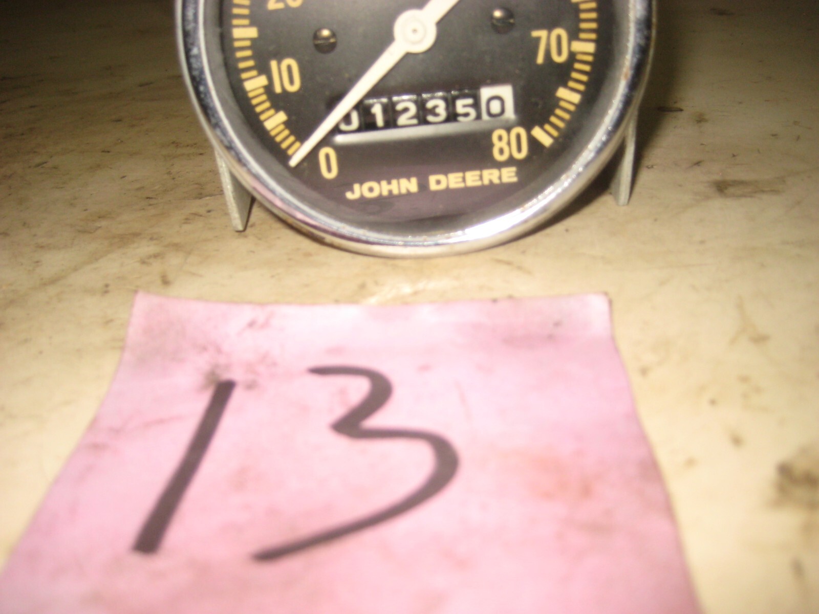 1972 John Deere 500 Snowmobile Speedometer