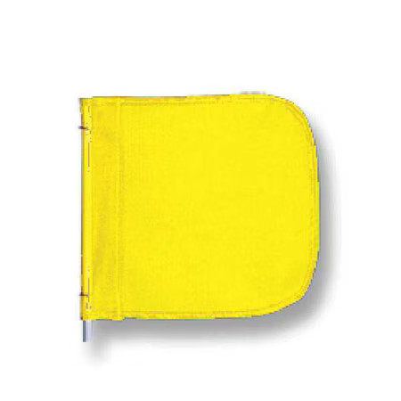 Checkers Fs9024-16-Y Warning Whip Replacement Flag, Yellow, Nylon Mesh,
