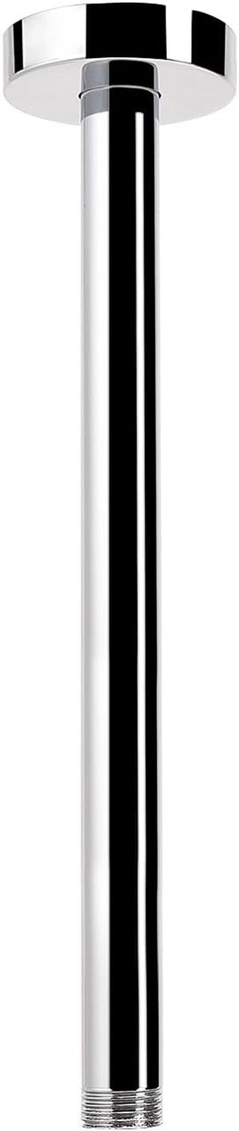 Ceiling Mounted Shower Arm Rain Shower Extension Arm (10 Inch Chrome)