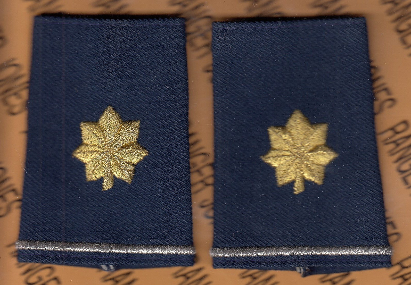 USAF Air Force MAJ Major O-4 Dress Uniform Female Epulet rank set
