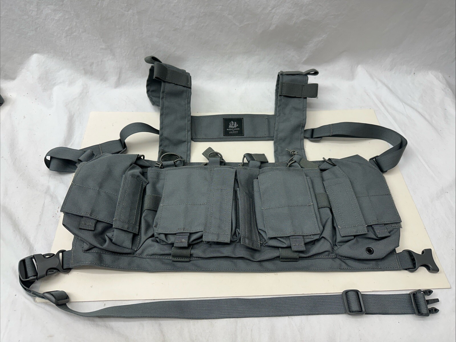Velocity Systems Mayflower UW Gen III Chest Rig Wolf Grey Unconventional Warfare