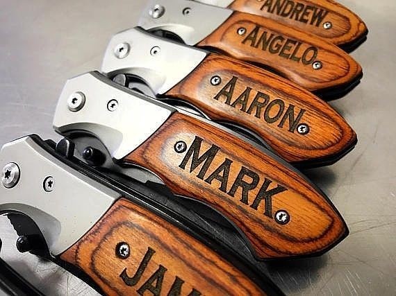 Pocket Knife, Personalized Knife, Groomsman Gift, Engraved Knife, Knife, Christm