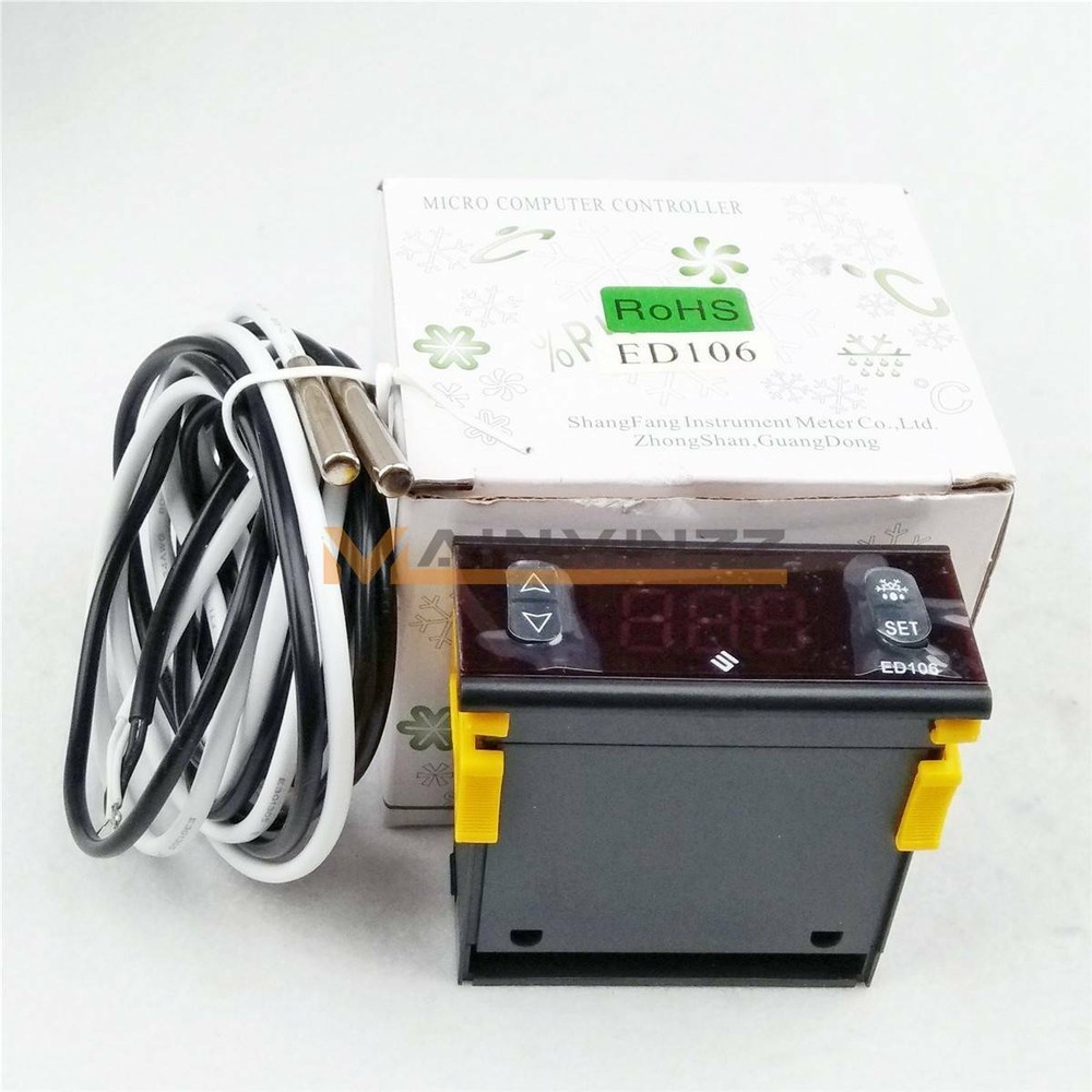 New SHANGFANG 1Pcs ED-106 ED106 Digital Thermostat Temperature Controller