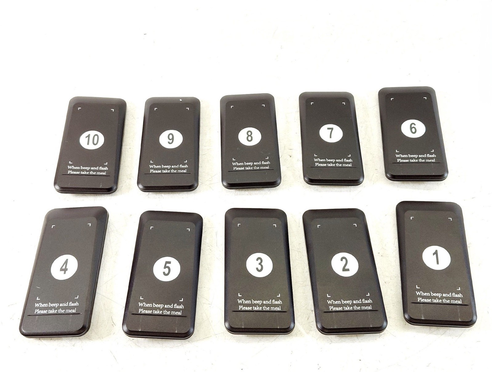 Retekess Queue Wireless Calling System Restaurant 10 Pagers Open Box GC