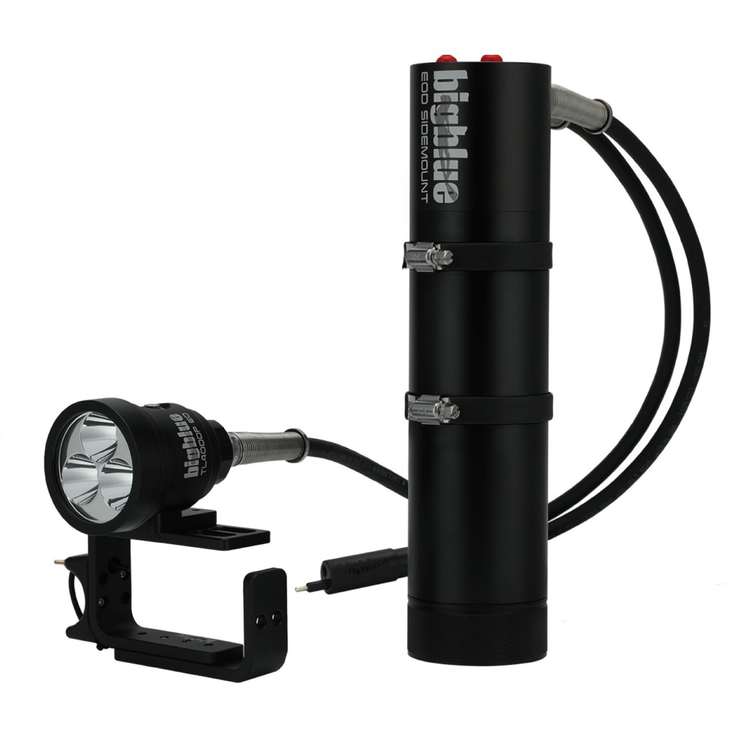 BigBlue TL4000P EOD Sidemount 4000 Lumen Narrow Beam Canister Dive Light