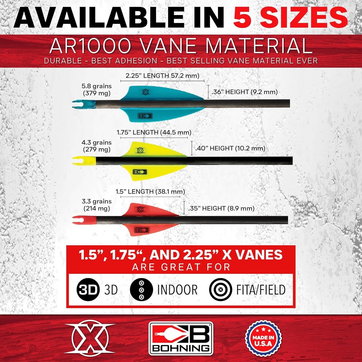 Lightweight Flexibility: 36 Orange 2.25" Vanes for Enhanced Archery Performance