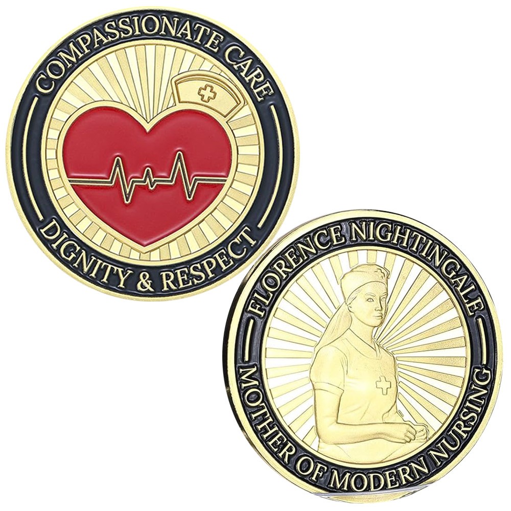 Nurse Compassionate Care Coin Medical Florence Nightingale Collectable 1-pc